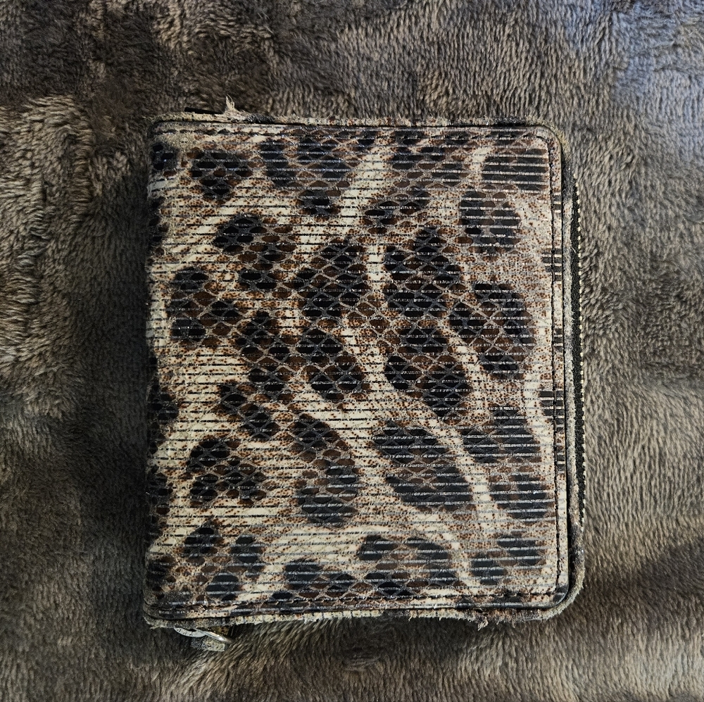 Nordstrom Cheetah Print Zipper Cardholder